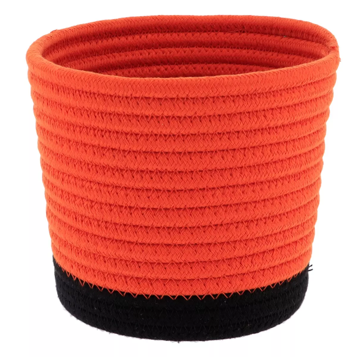 3er Set Körbe Black Line Korallenrot/Schwarz 4