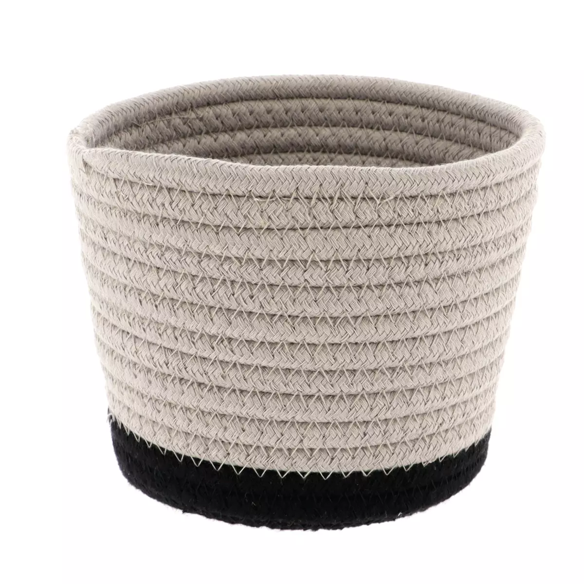 3er Set Körbe Black Line Taupe/Schwarz 4