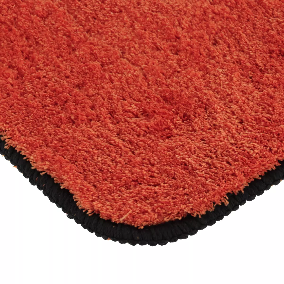 Rutschfeste Badematte (75 cm) Black Line Terrakotta / Schwarz 2