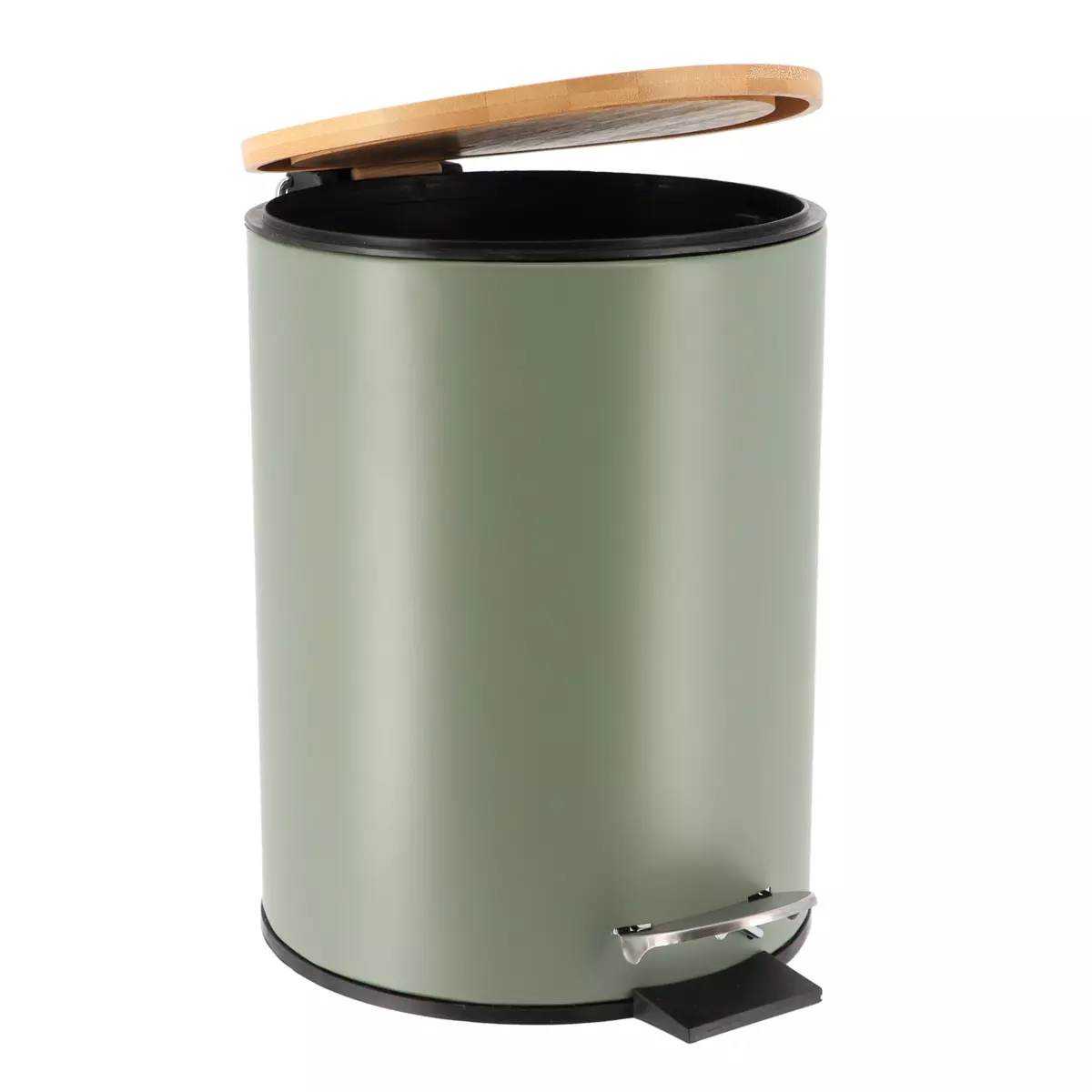 Pattumiera a pedale con freno di caduta Timeless Cachi 2