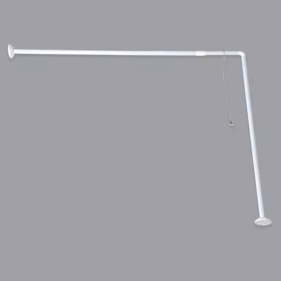 Barra de ángulo extensible para bañera 1