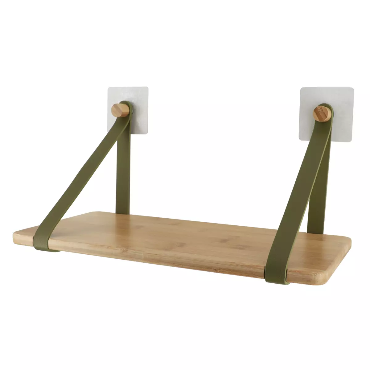 Regal zum Kleben aus Bambus Easy Chic Khaki - Badzubehr - Eminza