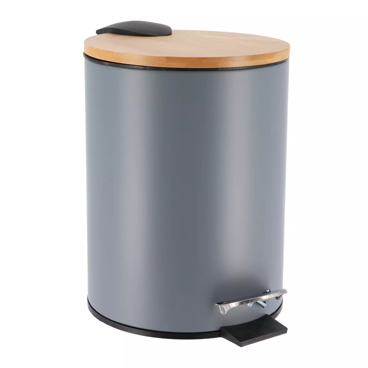 Poubelle à pédale avec frein de chute Timeless Grise 1