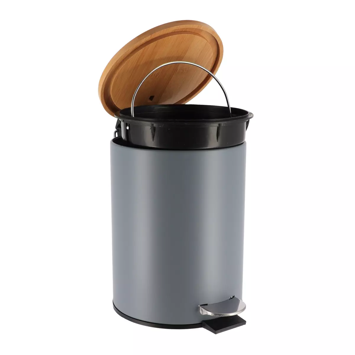 Treteimer mit Absenkautomatik  Timeless Grau 3