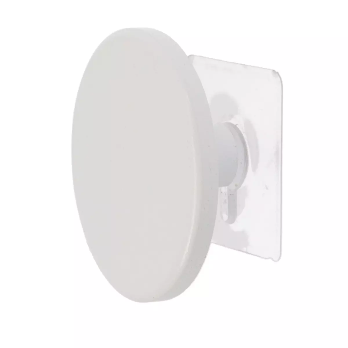 Attaccapanni da parete adesivo (D8,5 cm) Easy Chic Bianco 1
