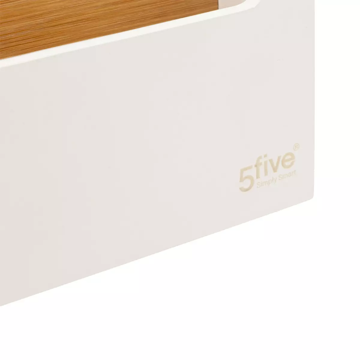 Portaoggetti 5 scomparti Natureo Bianco 2