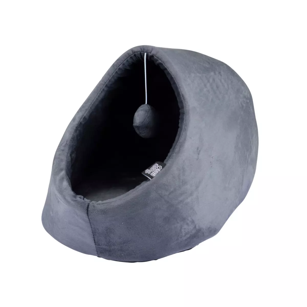 Kattenmand holletje met speeltje Sweet Cat L35 cm Antraciet 1