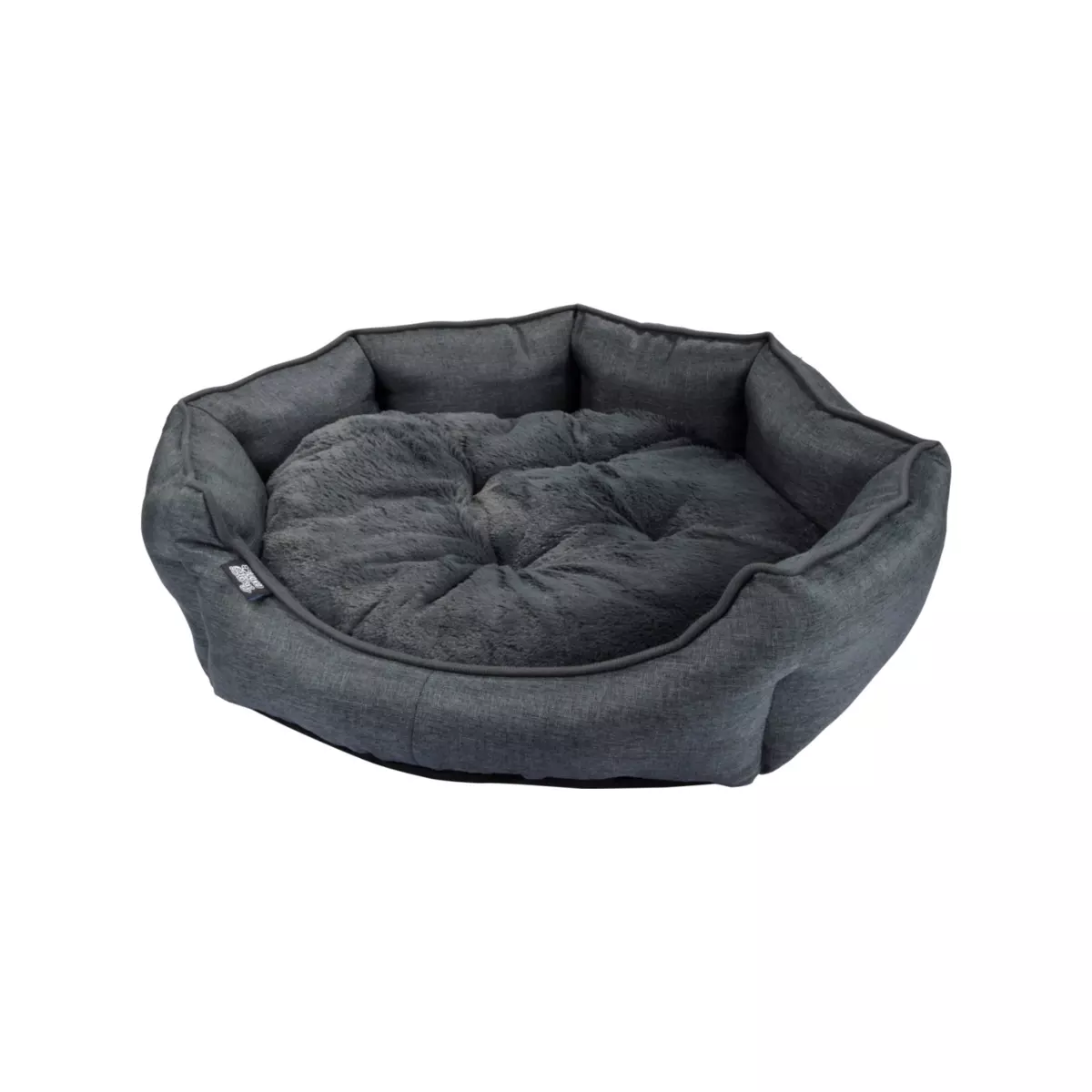 Mand rond (hond & kat) Newton D50 cm Steenkoolgrijs 1