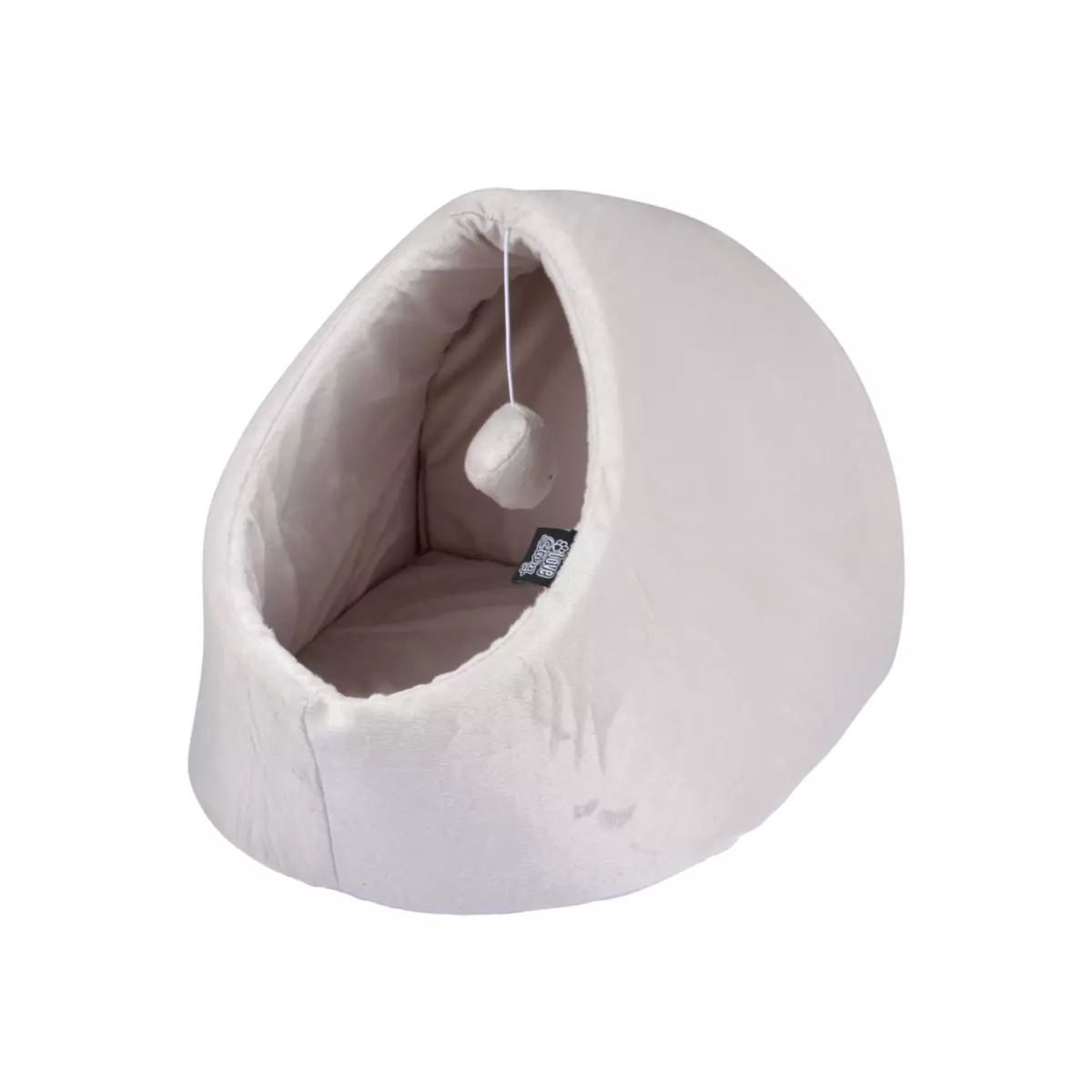 Kattenmand holletje met speeltje Sweet Cat L35 cm Ecru 1