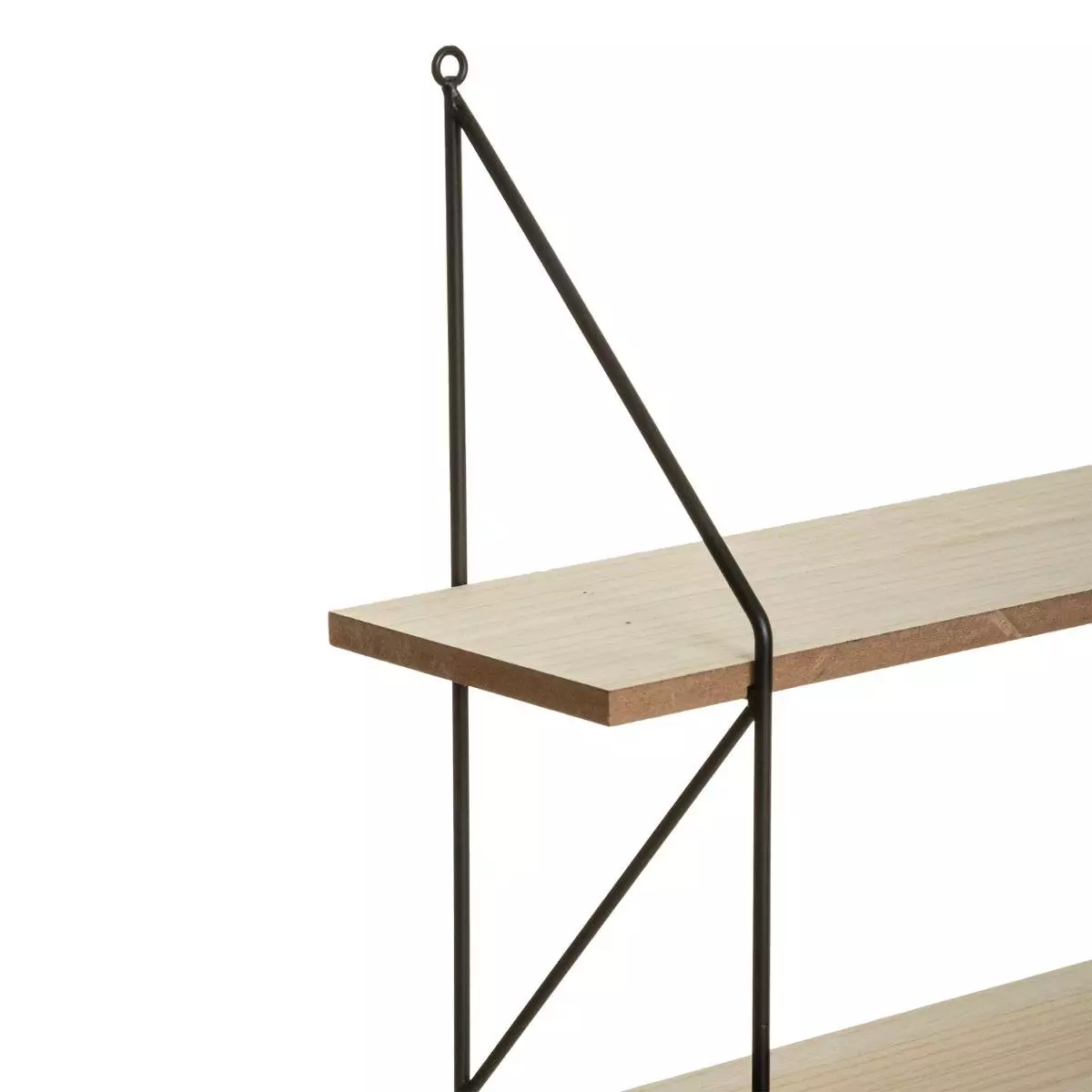 Væghylde med 4 niveauer (60 x H80 cm) Iris Sort