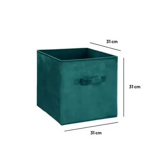 Faltbox Velouria Dunkelblau 2