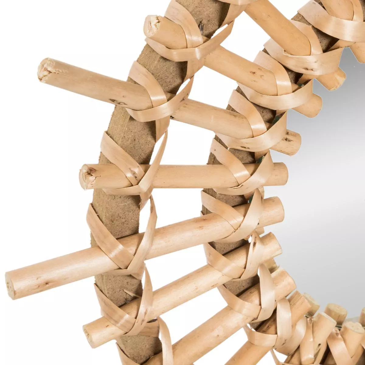 3er Set Spiegel Soleil Rattan Beige 7