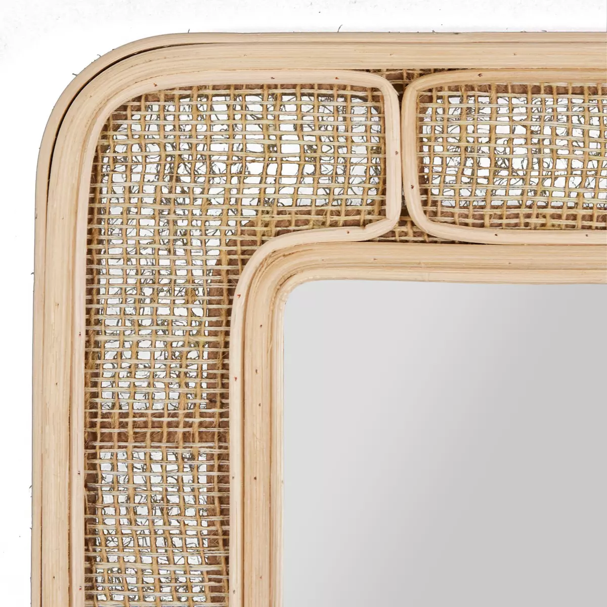 Miroir mural rectangulaire Dalila Beige 2