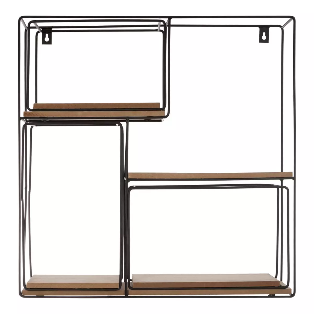 4er Set Wandregale Angela Schwarz 4