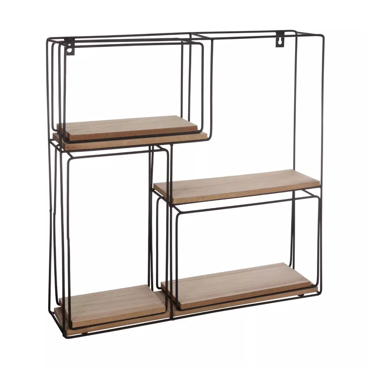 4er Set Wandregale Angela Schwarz 5