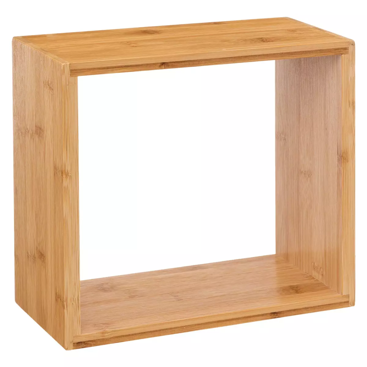 Lot de 3 étagères Cubes Fixy Bambou Naturel 4