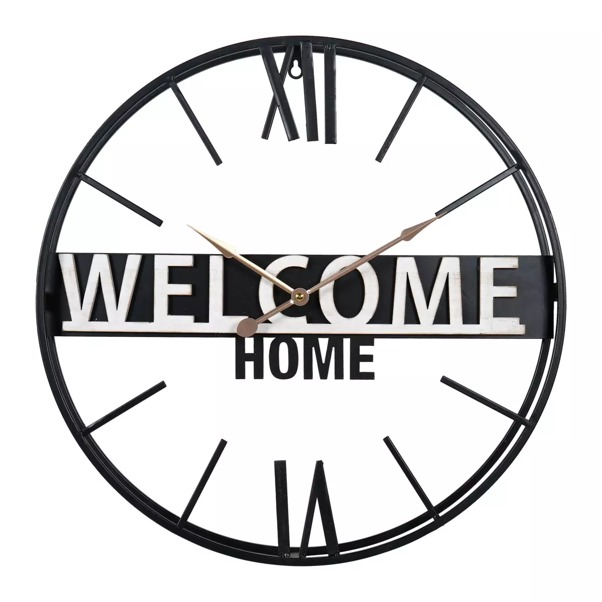 Horloge Welcome Noire 1