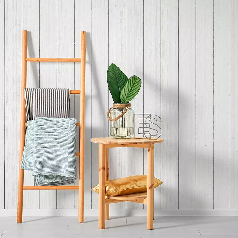 Selbstklebende Tapete (257 x 260 cm) Coton et Lavande Grau 1