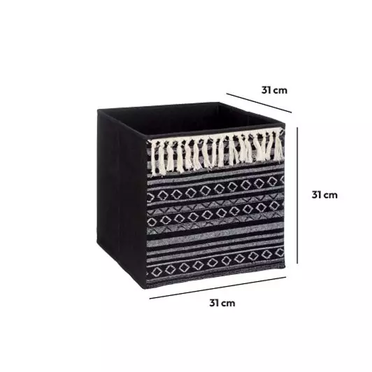 Faltbox Ethnique Schwarz 3