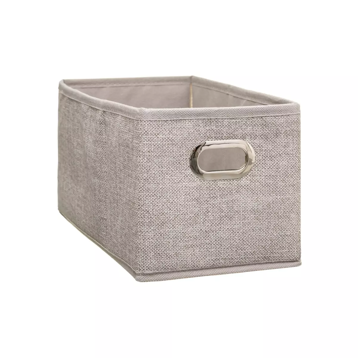 Panier de rangement (15 x 31 cm) Helena Beige chiné 1