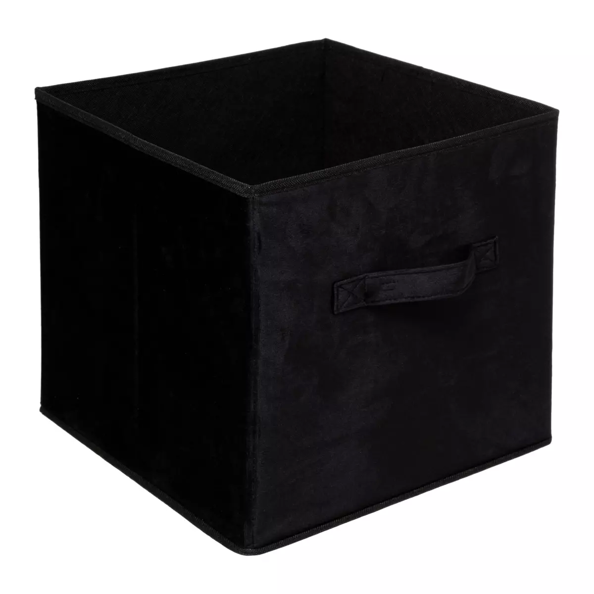 Contenitore portaoggetti velluto (31 x 31 cm) Marin Nero 1