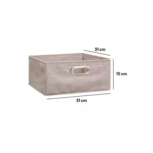 Faltbox (31 x 15 cm) Helena Beige 2