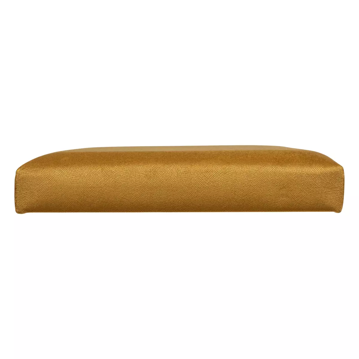 Pouf de rangement double Lilou Jaune moutarde 4
