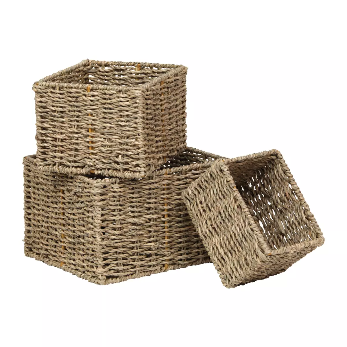 Set di 3 contenitori Kaleo Marrone 1