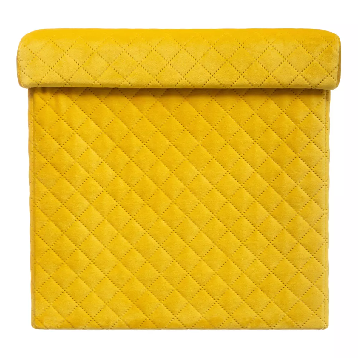 Pouf pieghevole Velours Jack Giallo 3