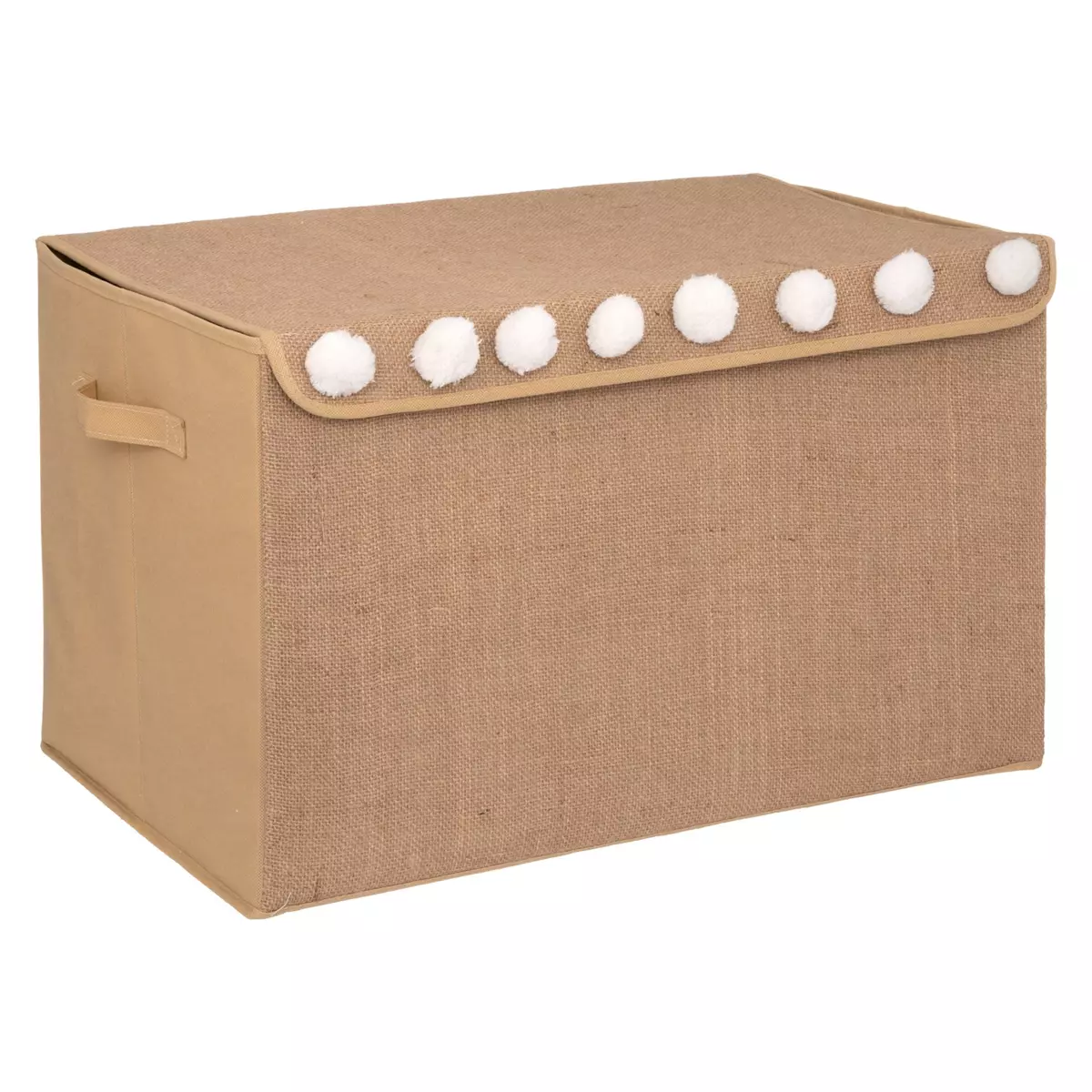 Coffre jute pliant Elio Marron 1