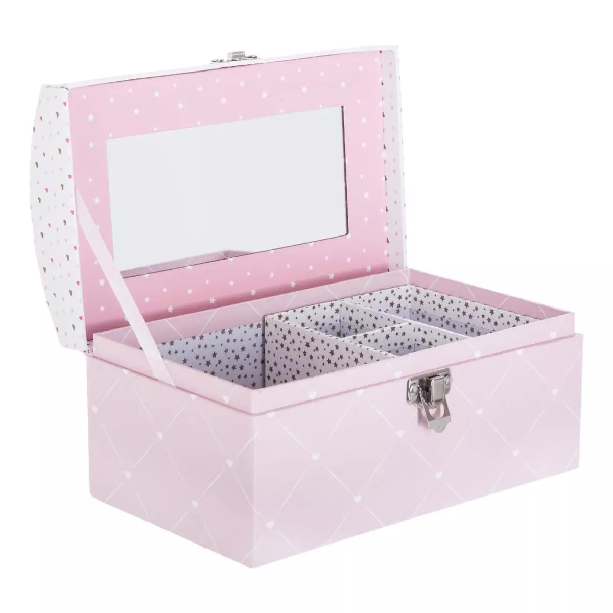 Boîte miroir Demoiselle Rose 1