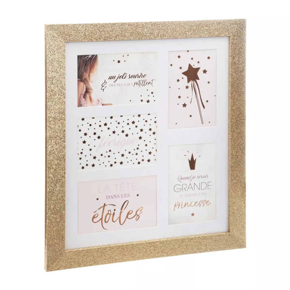 Pêle-mêle 5 photos La Tête dans les étoiles Or 1