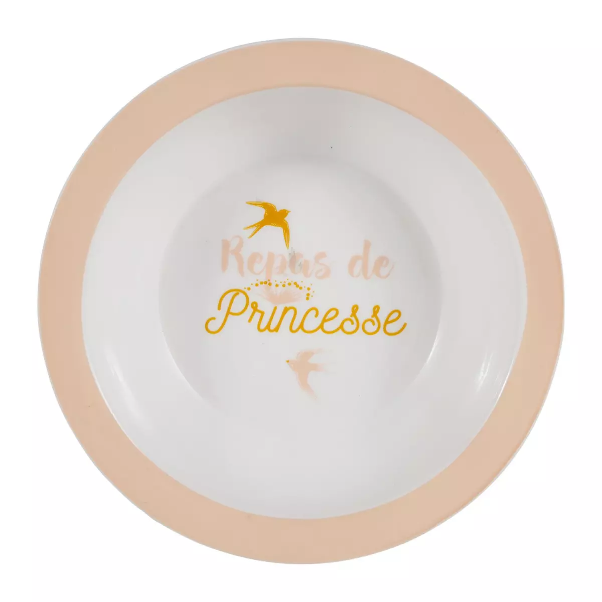 Coffret repas 5 pièces Cygne Rose