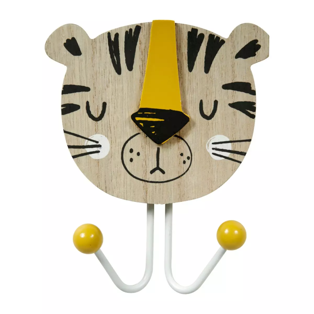 Kleiderhaken Tigre Naturfarben 1