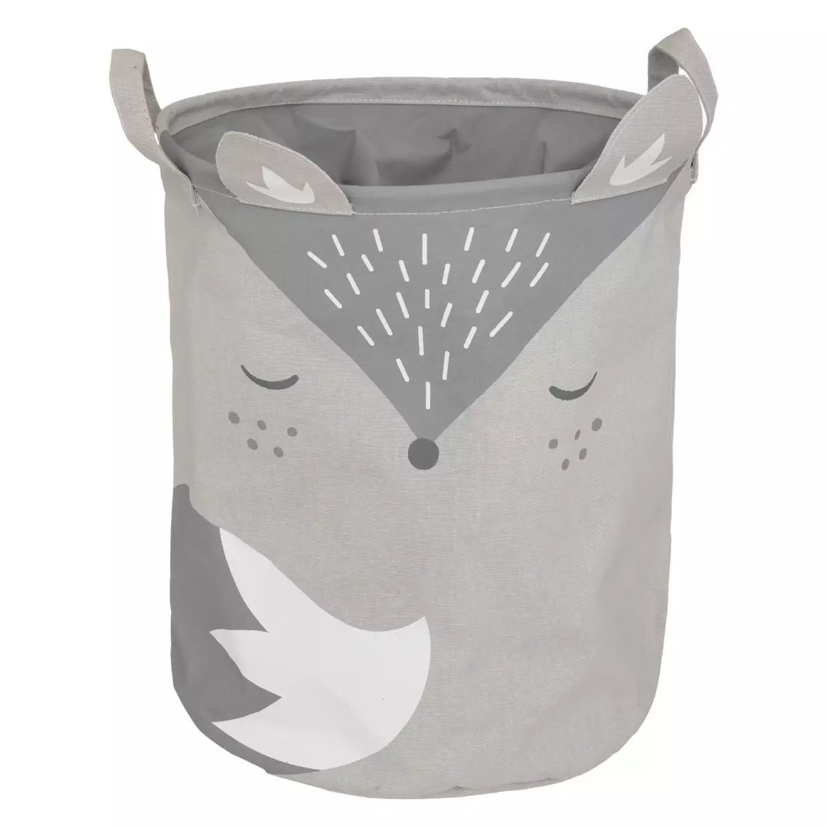 Panier à jouets Renard Gris 1