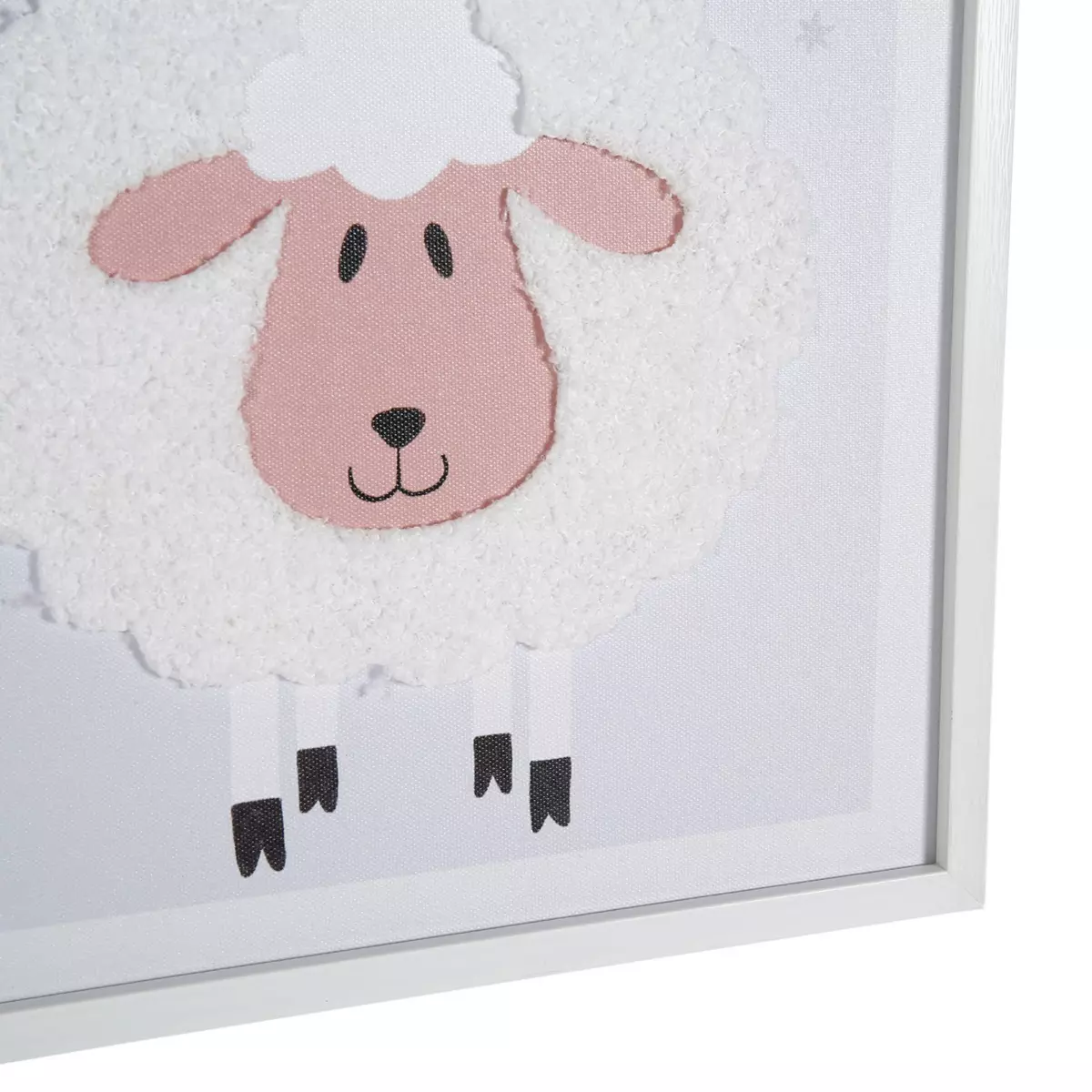 Quadro Pecora Bianco 2