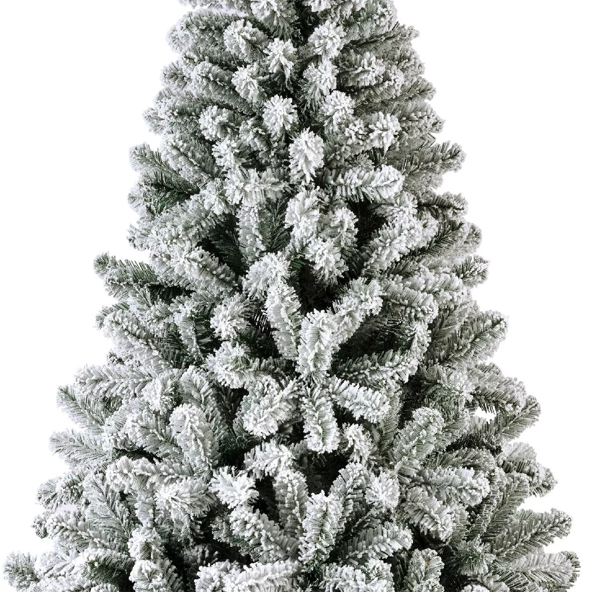 Sapin artificiel de Noël King H240 cm Vert enneigé 4