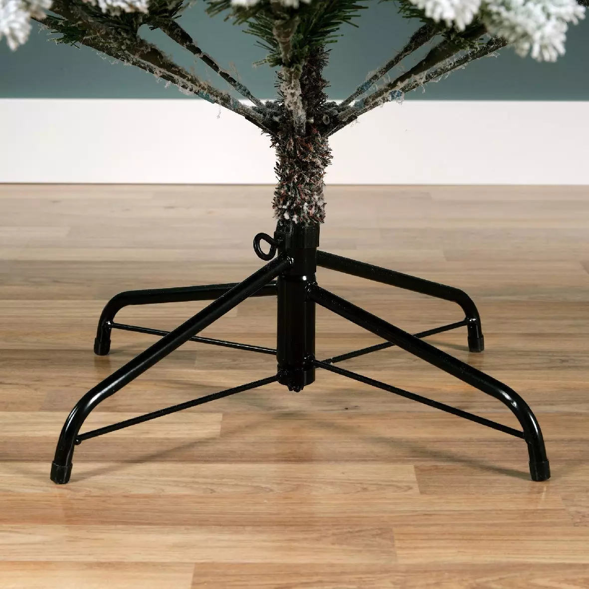 Sapin artificiel de Noël Allix H298 cm Vert enneigé 5