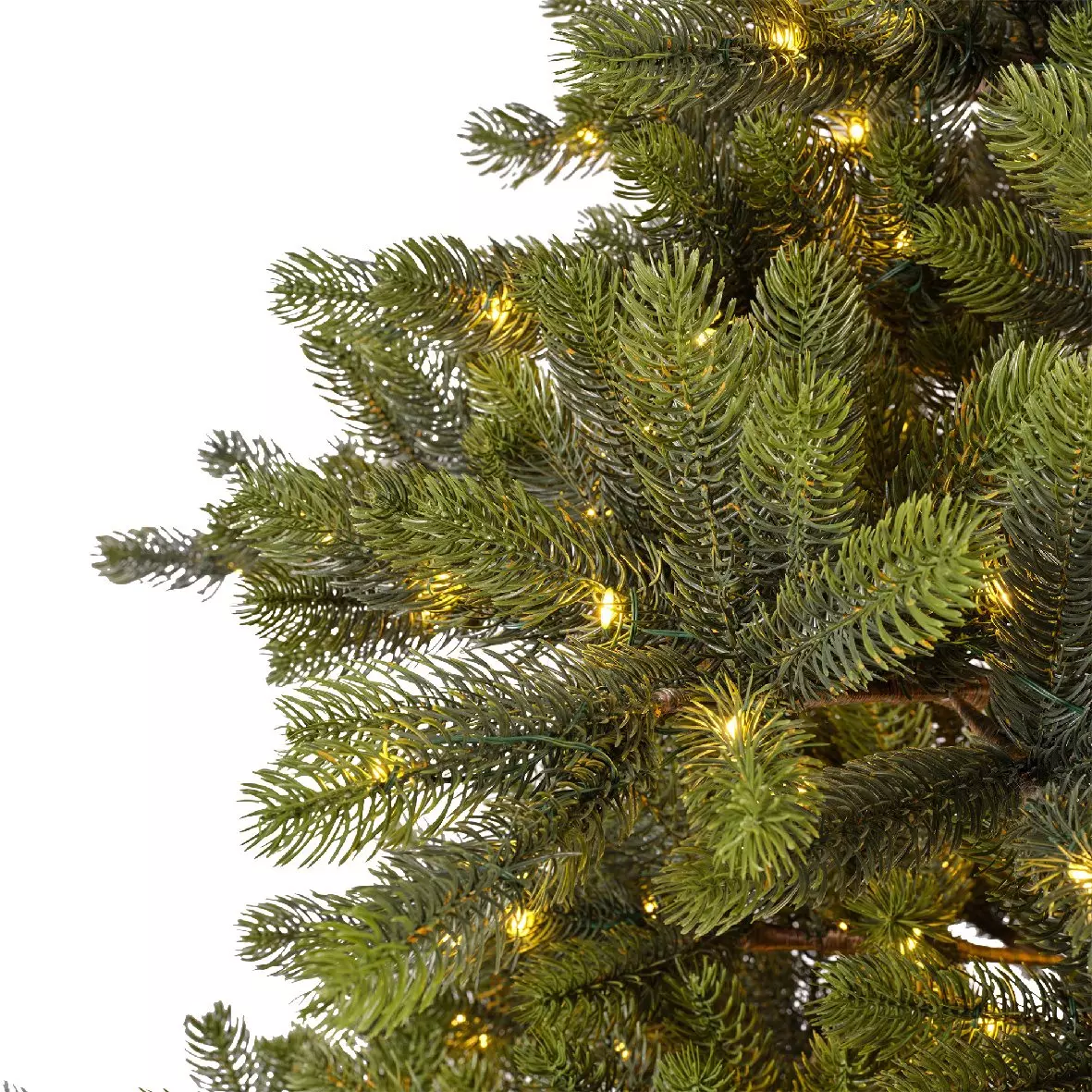 Sapin de Noël artificiel lumineux pour extérieur Yukon H300 cm Vert sapin 2