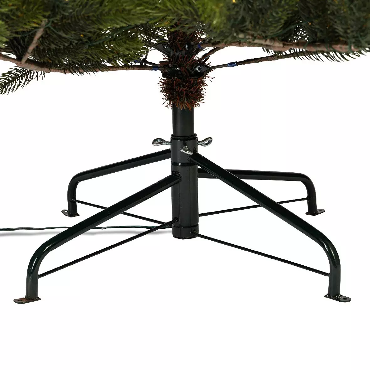 Sapin de Noël artificiel lumineux pour extérieur Yukon H300 cm Vert sapin 4