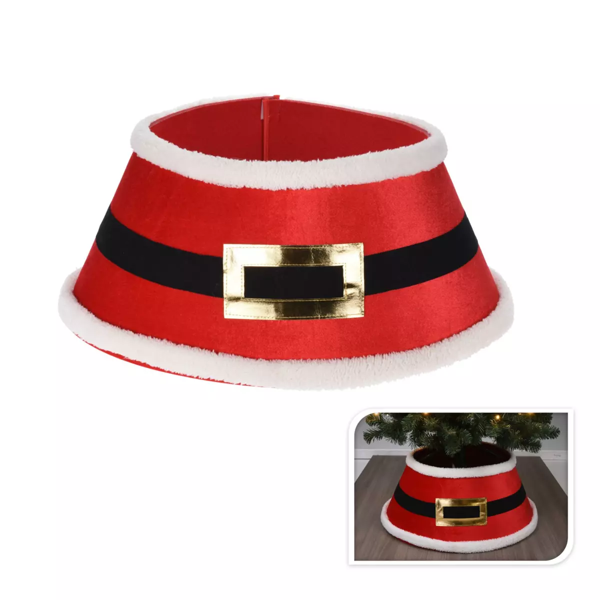 Cubre pie de árbol  Rojo 1
