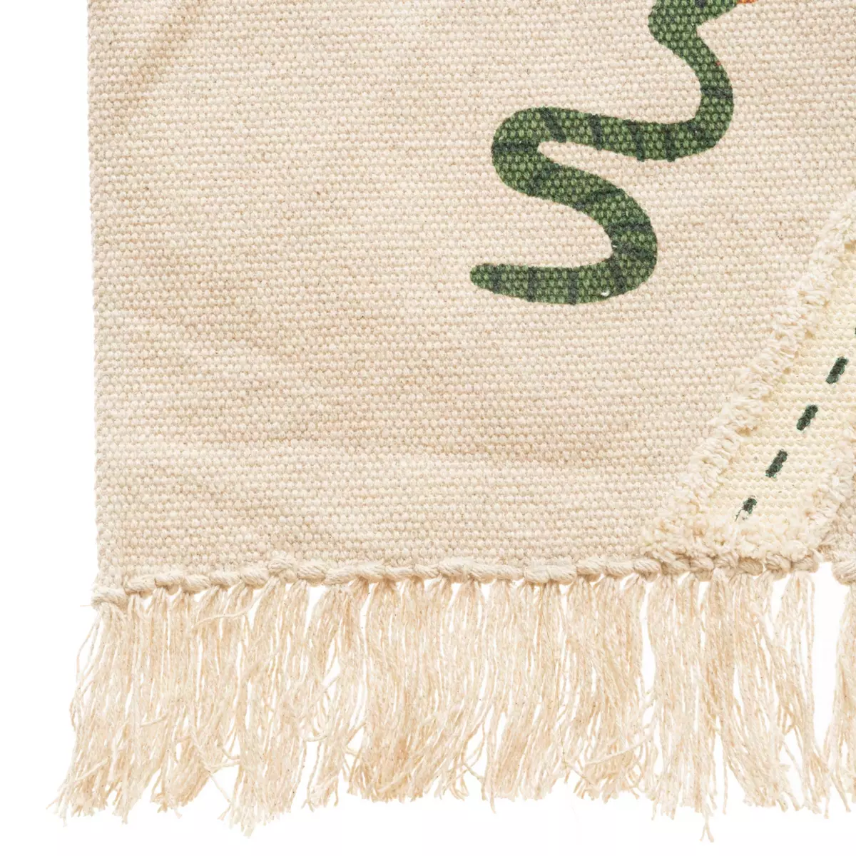 Tapis coton enfant (150 cm) Carte jungle Multicolore 3