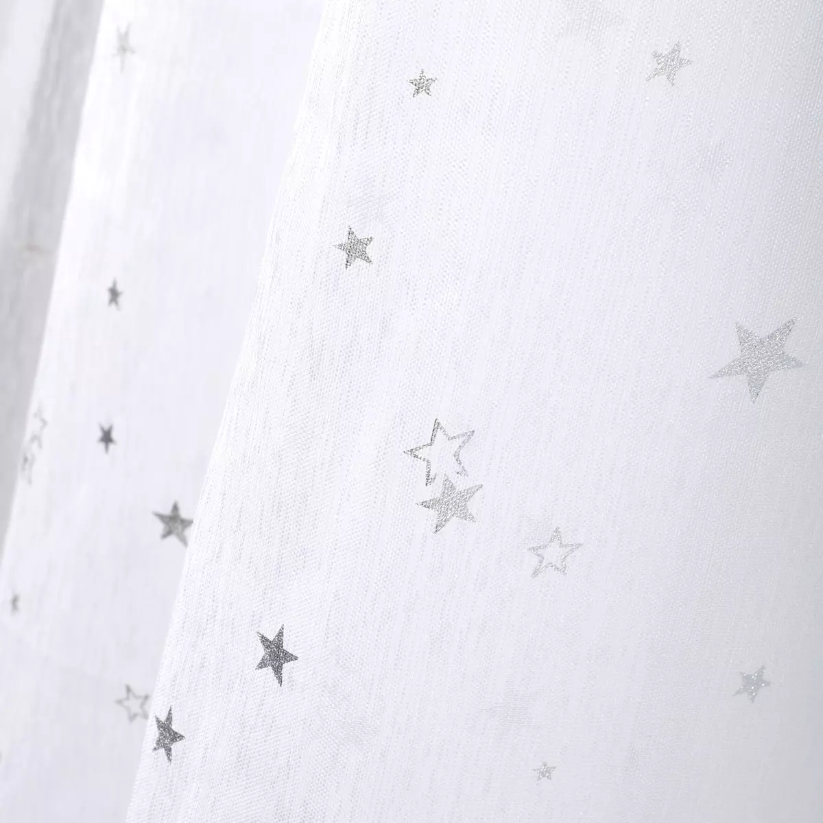 Voilage enfant (140 x 260 cm) Sterne Blanc 127