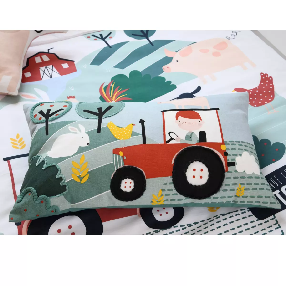 Coussin rectangulaire enfant Tom Multicolore