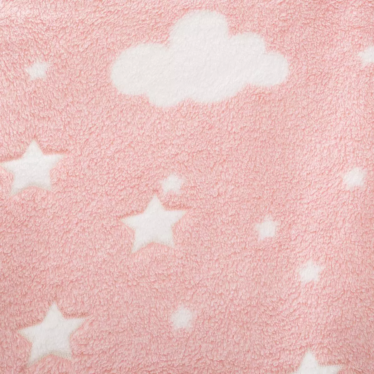 Fosforescerende børnefleeceplaid (125 x 150 cm) Mælkevejen Rosa