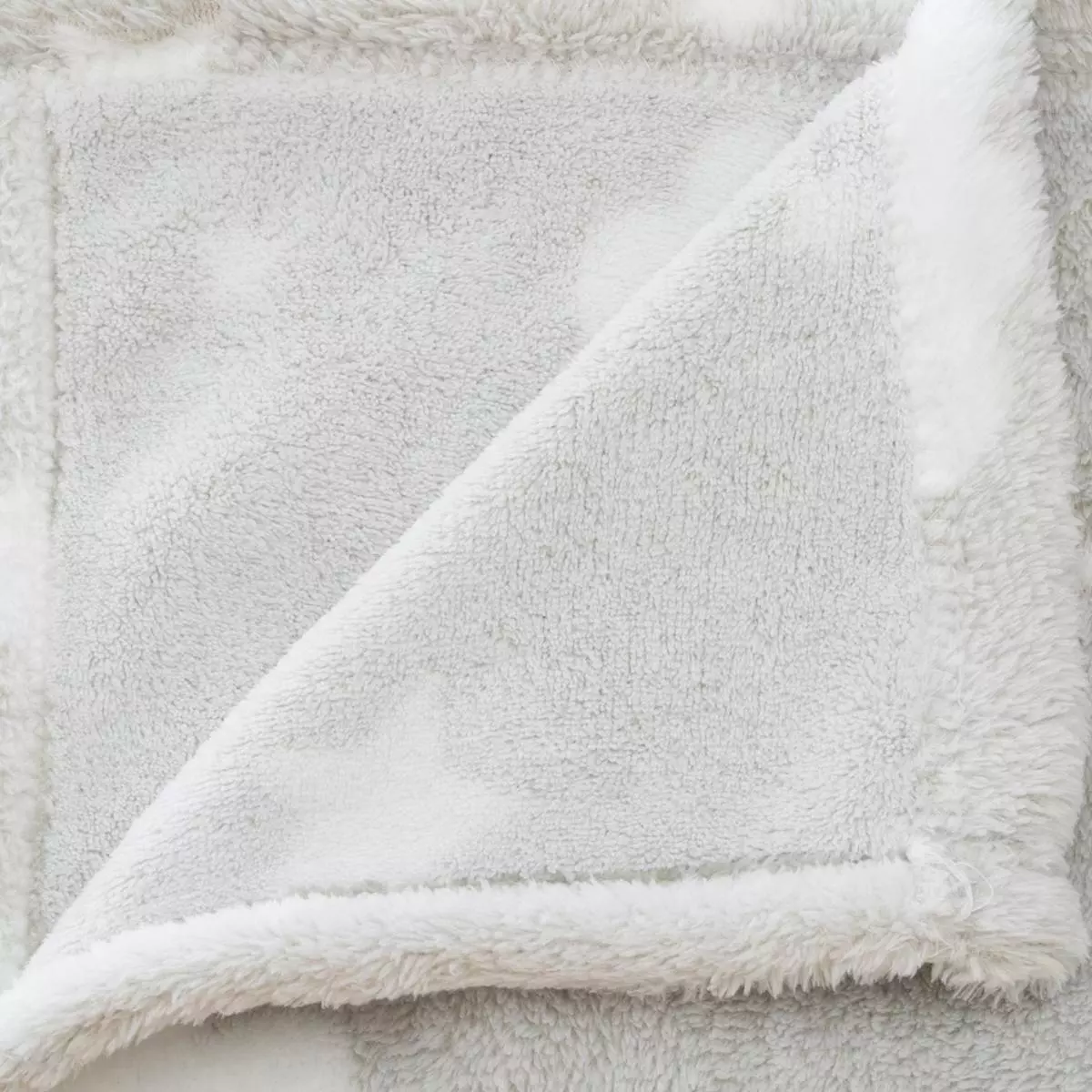 Fosforescerende børnefleeceplaid (125 x 150 cm) Mælkevejen Lys grå