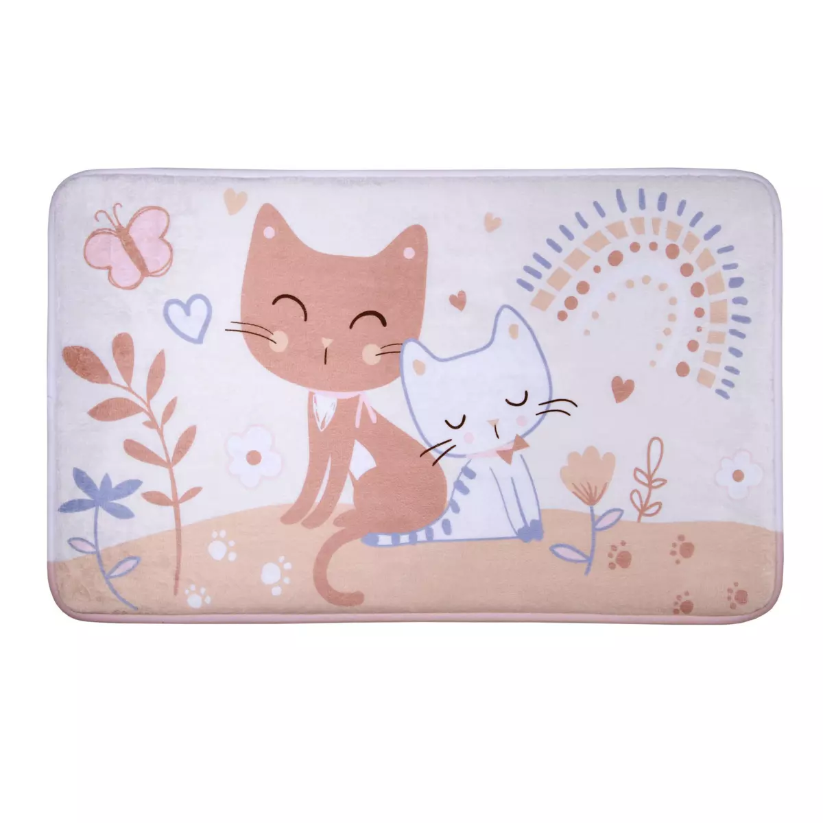 Tappeto antiscivolo (75 cm) Zoéline Rosa 2