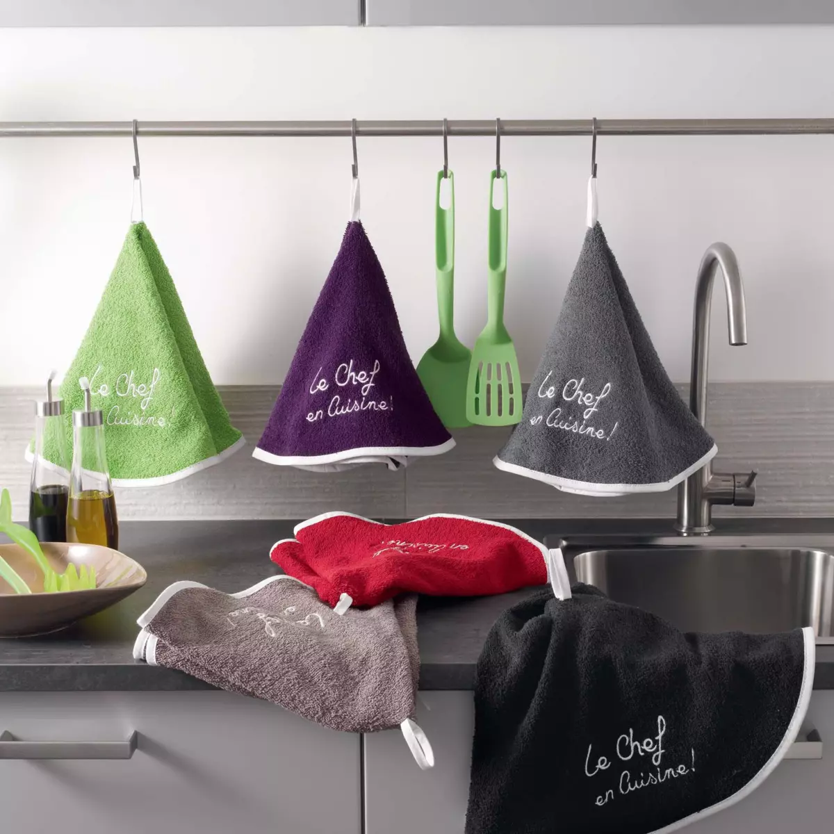 Essuie-main (60 cm) Cuistot Anthracite 127