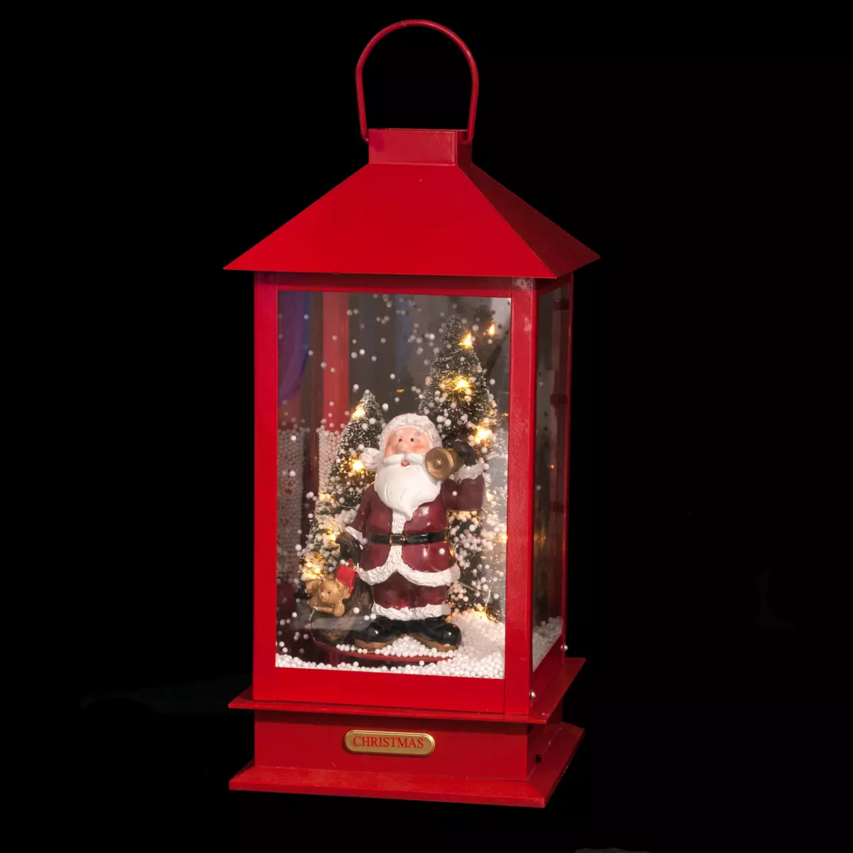 Farolillo de Navidad luminoso y musical Rojo  LED 1