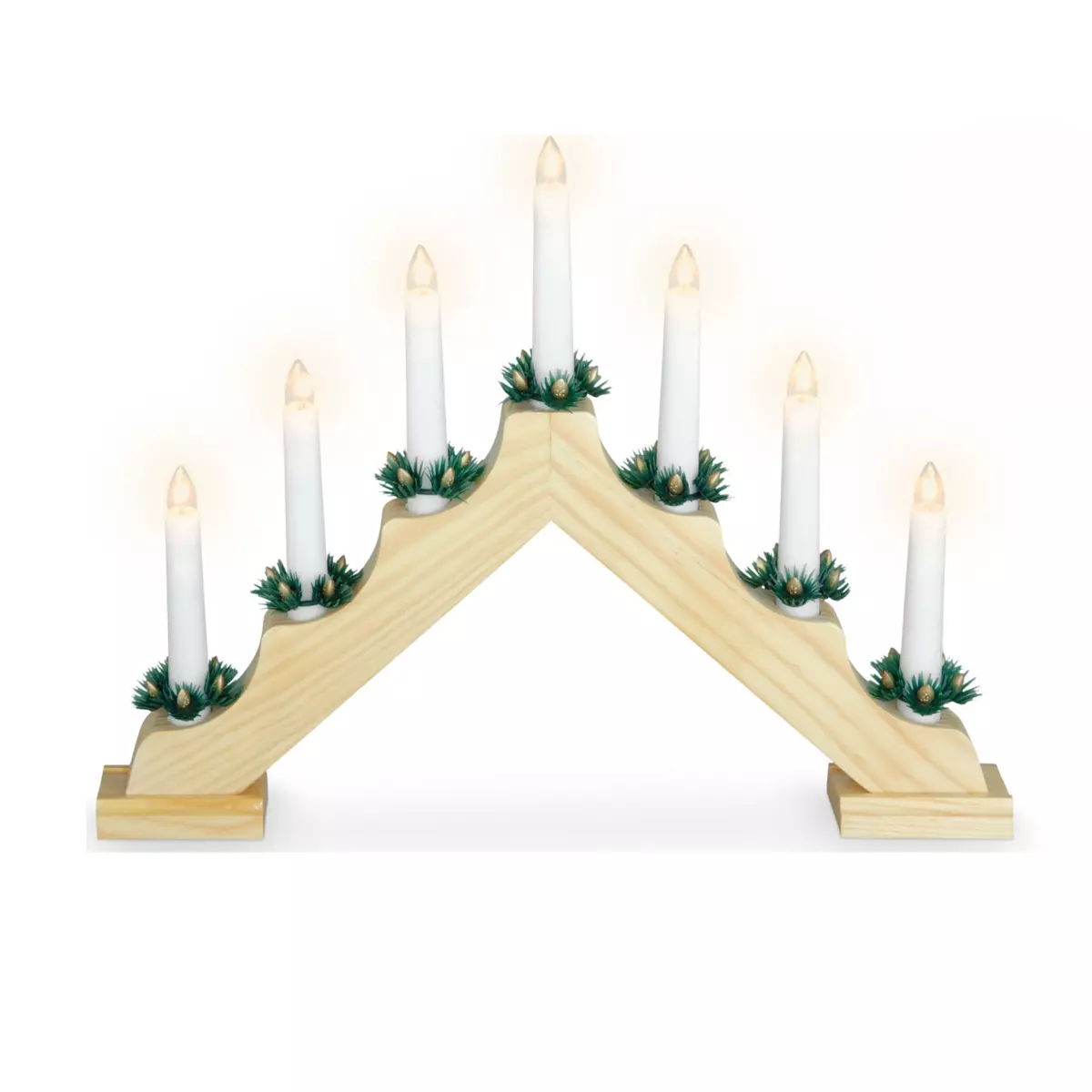 Chandelier lumineux Minuteur Naturel 2